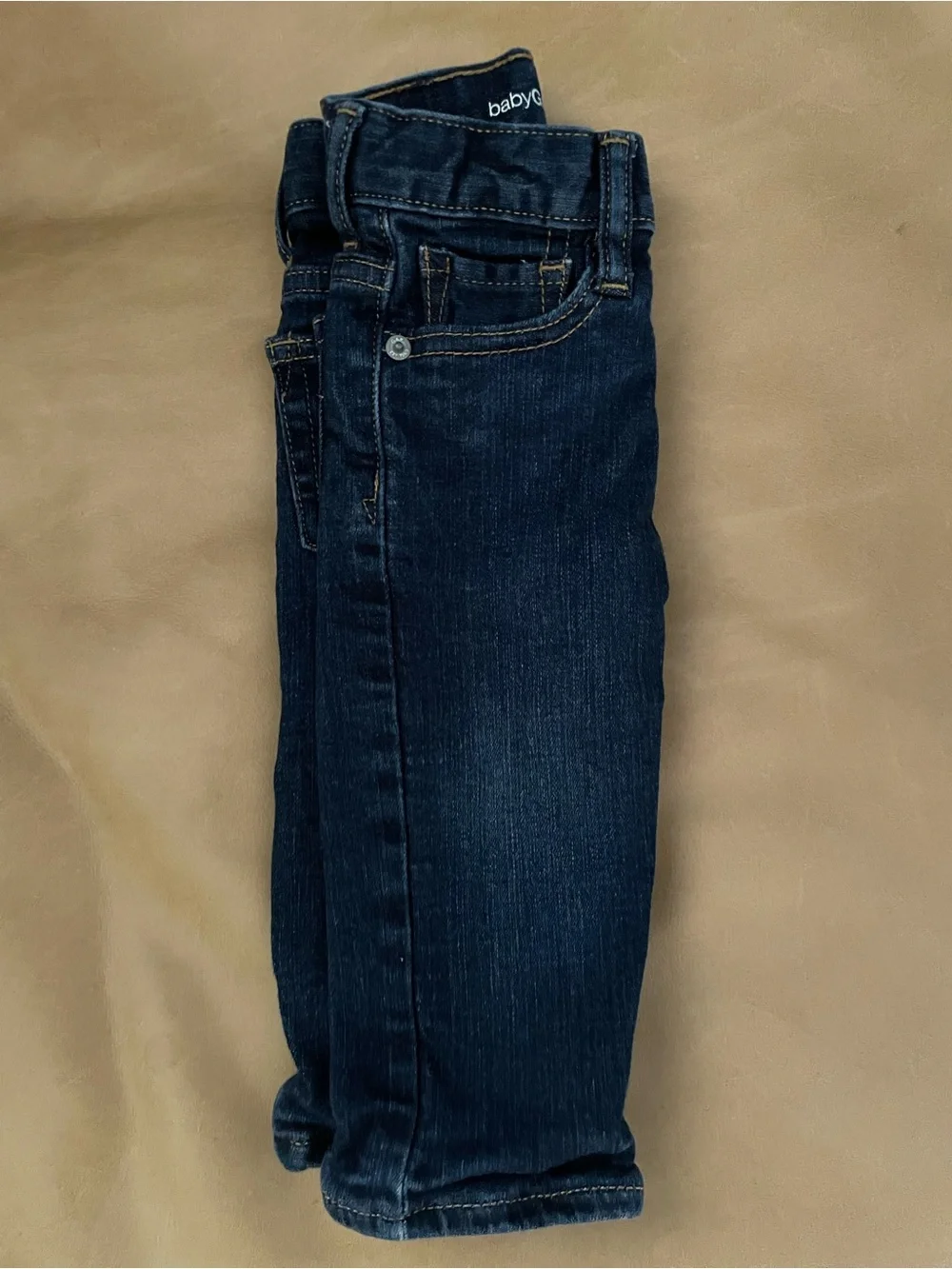 GAP Dark Indigo Relaxed flannel toddler Jeans